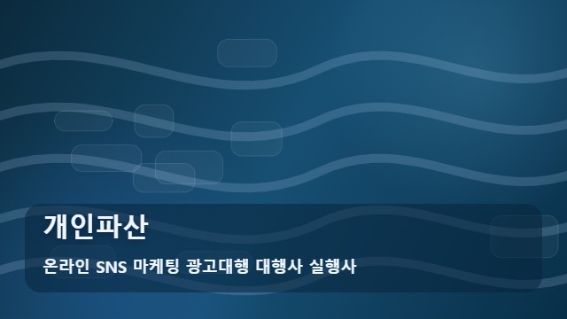 온라인 SNS 마케팅 광고대행 대행사 실행사 개인파산 개인파산 절차와 전문가 선택 기준 및 안내 대표 이미지