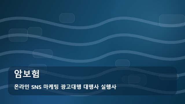온라인 SNS 마케팅 광고대행 대행사 실행사 암보험 후회 없는 암보험 선택을 위한 4가지 체크포인트 대표 이미지