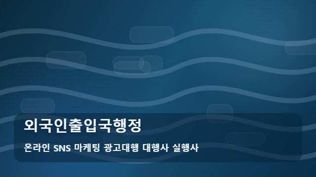온라인 SNS 마케팅 광고대행 대행사 실행사 외국인출입국행정 분석한 외국인출입국행정 효율 비교 대표 이미지
