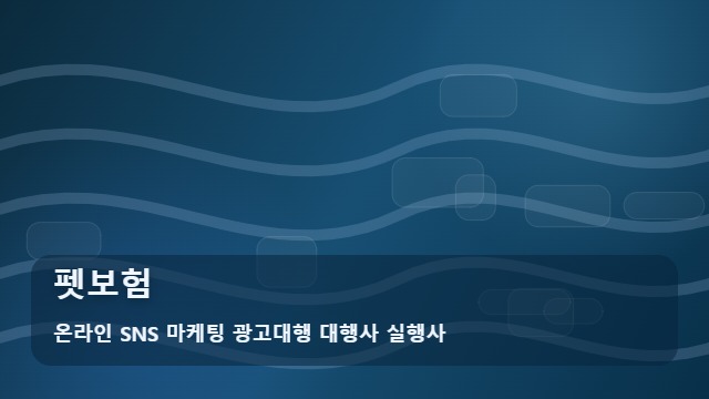 온라인 SNS 마케팅 광고대행 대행사 실행사 펫보험 펫보험 상담 및 가입 진행 가이드 대표 이미지