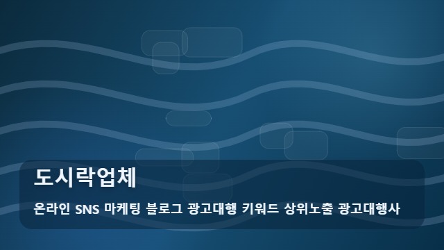 온라인 SNS 마케팅 블로그 광고대행 키워드 상위노출 광고대행사 도시락업체 실패 없는 도시락업체 선택법은? 분석 대표 이미지