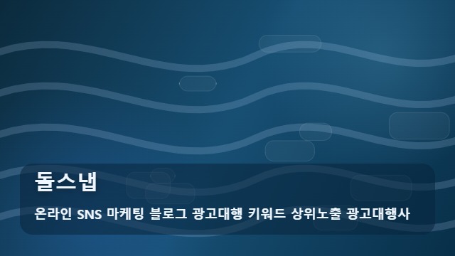 온라인 SNS 마케팅 블로그 광고대행 키워드 상위노출 광고대행사 돌스냅 돌스냅 업체 비교법: 활용 전략 대표 이미지