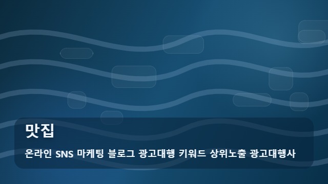 온라인 SNS 마케팅 블로그 광고대행 키워드 상위노출 광고대행사 맛집 성공하는 맛집 차이, 활용법 대표 이미지