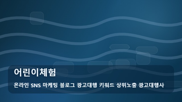 온라인 SNS 마케팅 블로그 광고대행 키워드 상위노출 광고대행사 어린이체험 어린이체험 비교 팁과 대표 이미지