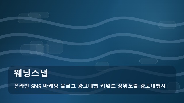 온라인 SNS 마케팅 블로그 광고대행 키워드 상위노출 광고대행사 웨딩스냅 웨딩스냅 예약 전 주의사항 체크포인트 대표 이미지