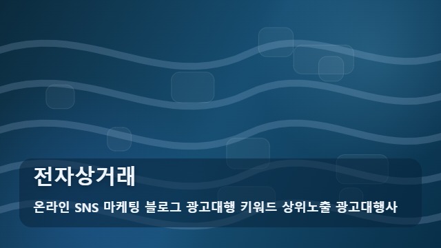 온라인 SNS 마케팅 블로그 광고대행 키워드 상위노출 광고대행사 전자상거래 전자상거래 초보자를 위한 실무 가이드 대표 이미지