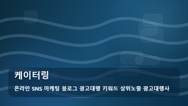 온라인 SNS 마케팅 블로그 광고대행 키워드 상위노출 광고대행사 케이터링 케이터링 매출 높이는 분석 대표 이미지