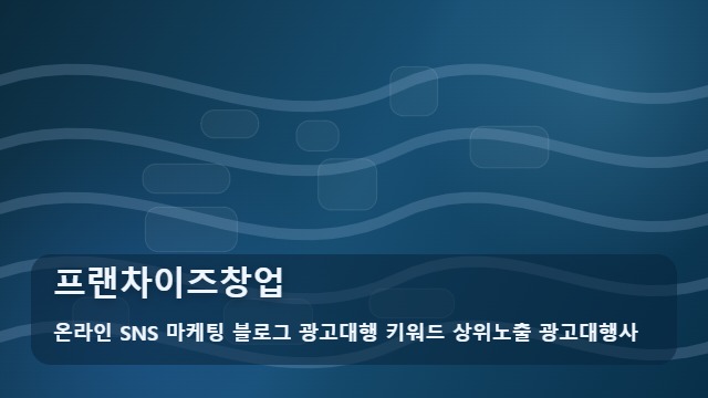 온라인 SNS 마케팅 블로그 광고대행 키워드 상위노출 광고대행사 프랜차이즈창업 프랜차이즈창업 성공 돕는 3가지 맞춤 전략 대표 이미지