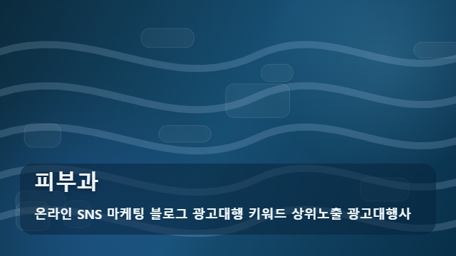 온라인 SNS 마케팅 블로그 광고대행 키워드 상위노출 광고대행사 피부과 탐색 시 피부과 실무 기준은? 대표 이미지