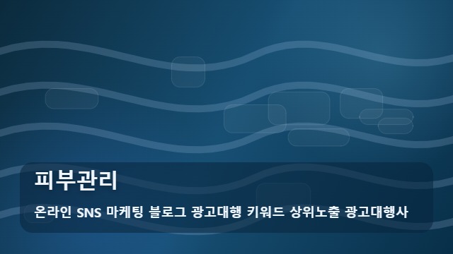 온라인 SNS 마케팅 블로그 광고대행 키워드 상위노출 광고대행사 피부관리 만족도 높은 피부관리 위해 꼭 피해야 할 실수들 조언 대표 이미지