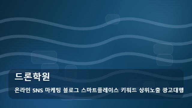 온라인 SNS 마케팅 블로그 스마트플레이스 키워드 상위노출 광고대행 드론학원 드론학원 선택 전 필독, 가이드 대표 이미지