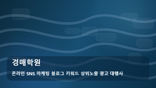 온라인 SNS 마케팅 블로그 키워드 상위노출 광고 대행사 경매학원 경매학원 선택 기준 대표 이미지