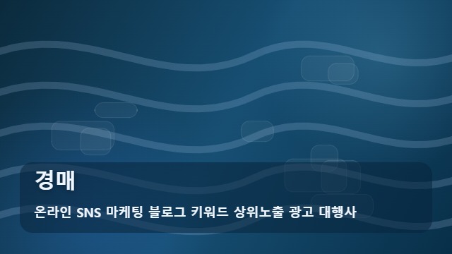 온라인 SNS 마케팅 블로그 키워드 상위노출 광고 대행사 경매 성공적인 경매 입찰을 위한 핵심 가이드 대표 이미지