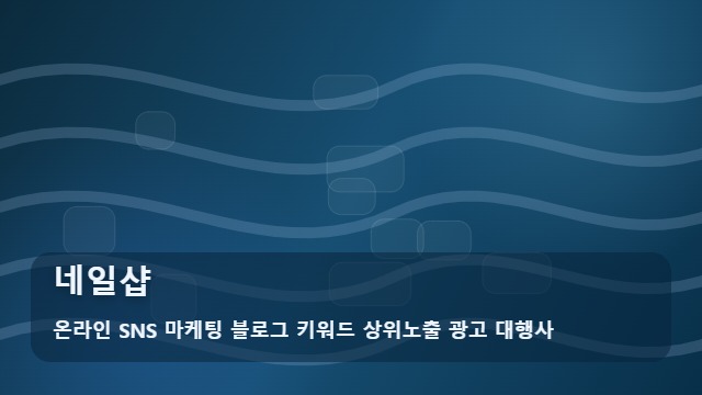온라인 SNS 마케팅 블로그 키워드 상위노출 광고 대행사 네일샵 네일샵 고를 때 필수 체크 대표 이미지