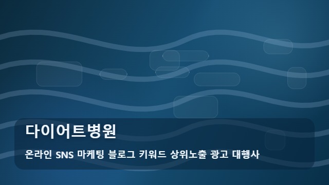 온라인 SNS 마케팅 블로그 키워드 상위노출 광고 대행사 다이어트병원 다이어트병원 자주 묻는 핵심 질문 대표 이미지