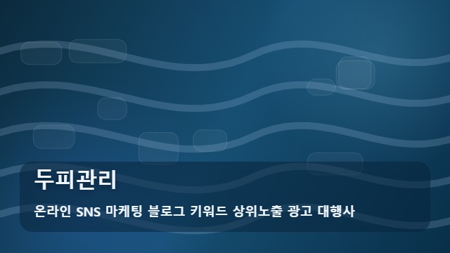 온라인 SNS 마케팅 블로그 키워드 상위노출 광고 대행사 두피관리 두피관리 선택 기준 대표 이미지