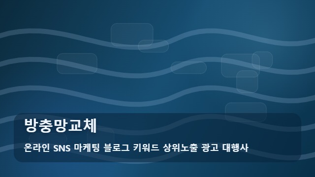 온라인 SNS 마케팅 블로그 키워드 상위노출 광고 대행사 방충망교체 방충망교체 트렌드와 시공 팁, 가이드 대표 이미지