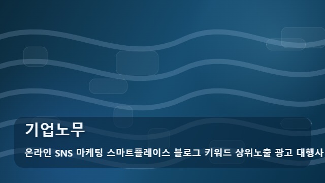 온라인 SNS 마케팅 스마트플레이스 블로그 키워드 상위노출 광고 대행사 기업노무 기업노무 리스크 주의보 대표 이미지