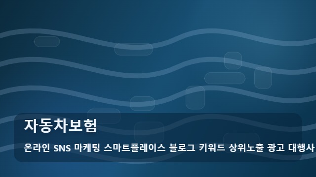 온라인 SNS 마케팅 스마트플레이스 블로그 키워드 상위노출 광고 대행사 자동차보험 자동차보험, 관리와 재발 방지를 먼저 보고 싶은 경우 확인 가이드 대표 이미지