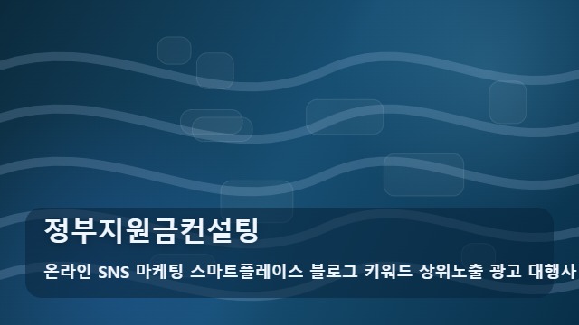 온라인 SNS 마케팅 스마트플레이스 블로그 키워드 상위노출 광고 대행사 정부지원금컨설팅 정부지원금컨설팅 효과를 극대화하는 선택 기준 5가지 대표 이미지