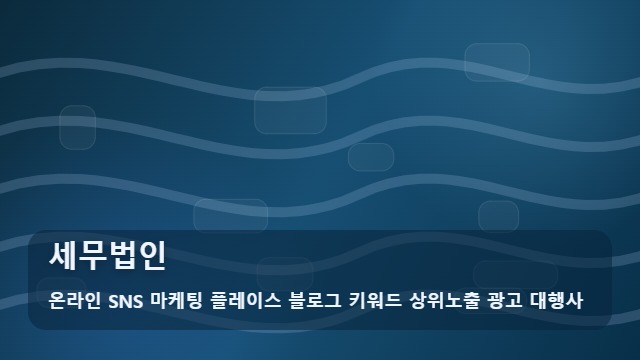 온라인 SNS 마케팅 플레이스 블로그 키워드 상위노출 광고 대행사 세무법인 세무법인 홍보 실패의 징후, 선택 전 필독 대표 이미지