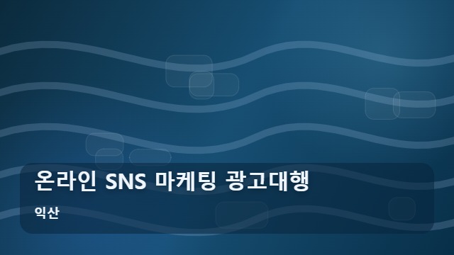 익산 온라인 SNS 마케팅 광고대행 사업장 매출 높이는 SNS 마케팅 광고대행 최적화 전략 대표 이미지